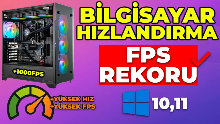 pc hizlandirma